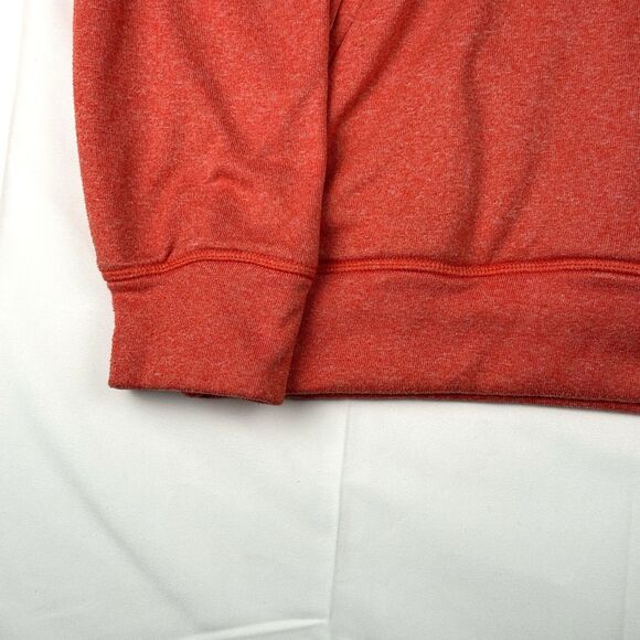 Adidas Ultimate Pullover Hoodie Sz Medium Bright Red Sweatshirt Kangaroo Pocket - Picture 2 of 15